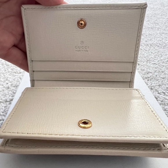 GUCCI HORSEBIT 1955 CARD CASE WALLET - Picture 4 of 6